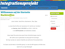 Tablet Screenshot of integrationsprojekt.fassbender.eu