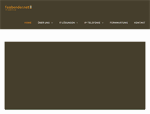 Tablet Screenshot of fassbender.net